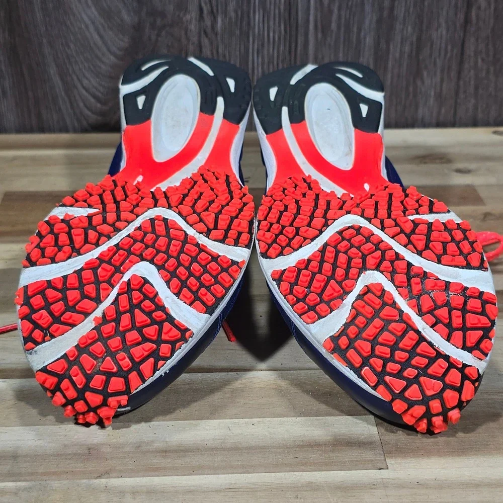 Adidas Adizero Hagio 2 Blue Orange Lightweight Running‎ Shoes 7.5 G95122